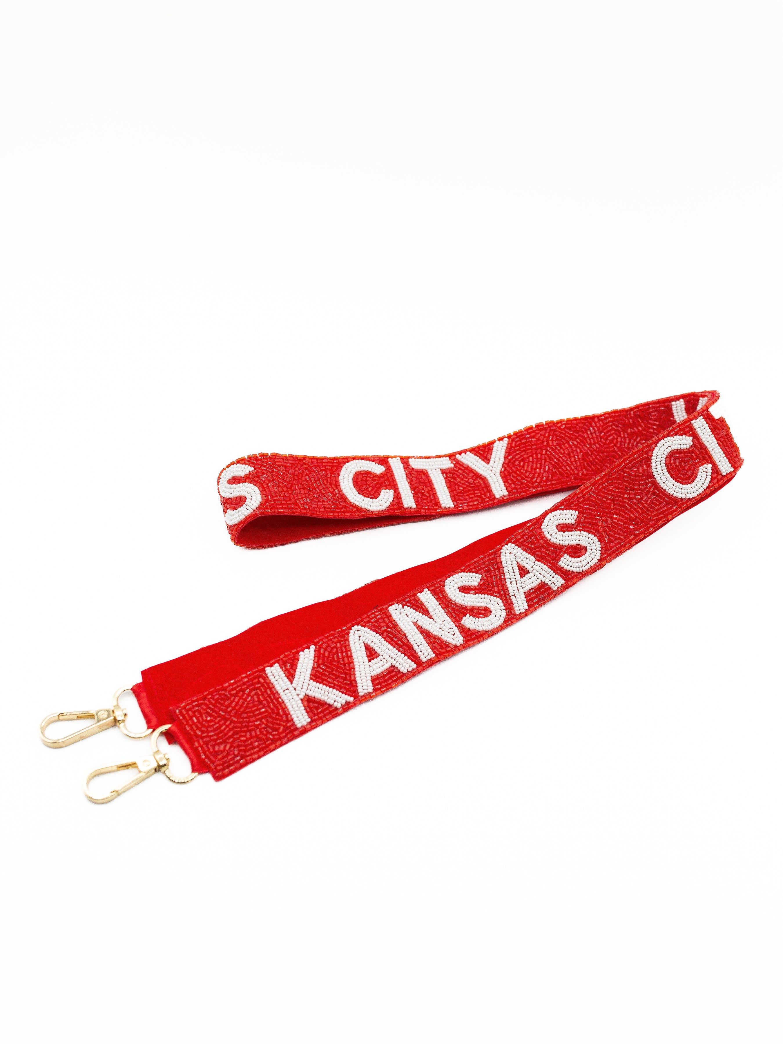 Beaded Kansas City Crossbody Purse Strap