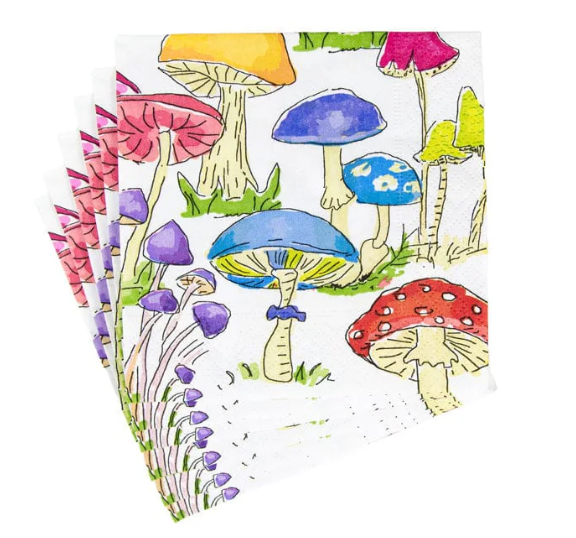 Woodland Mushroom Cocktail Napkins