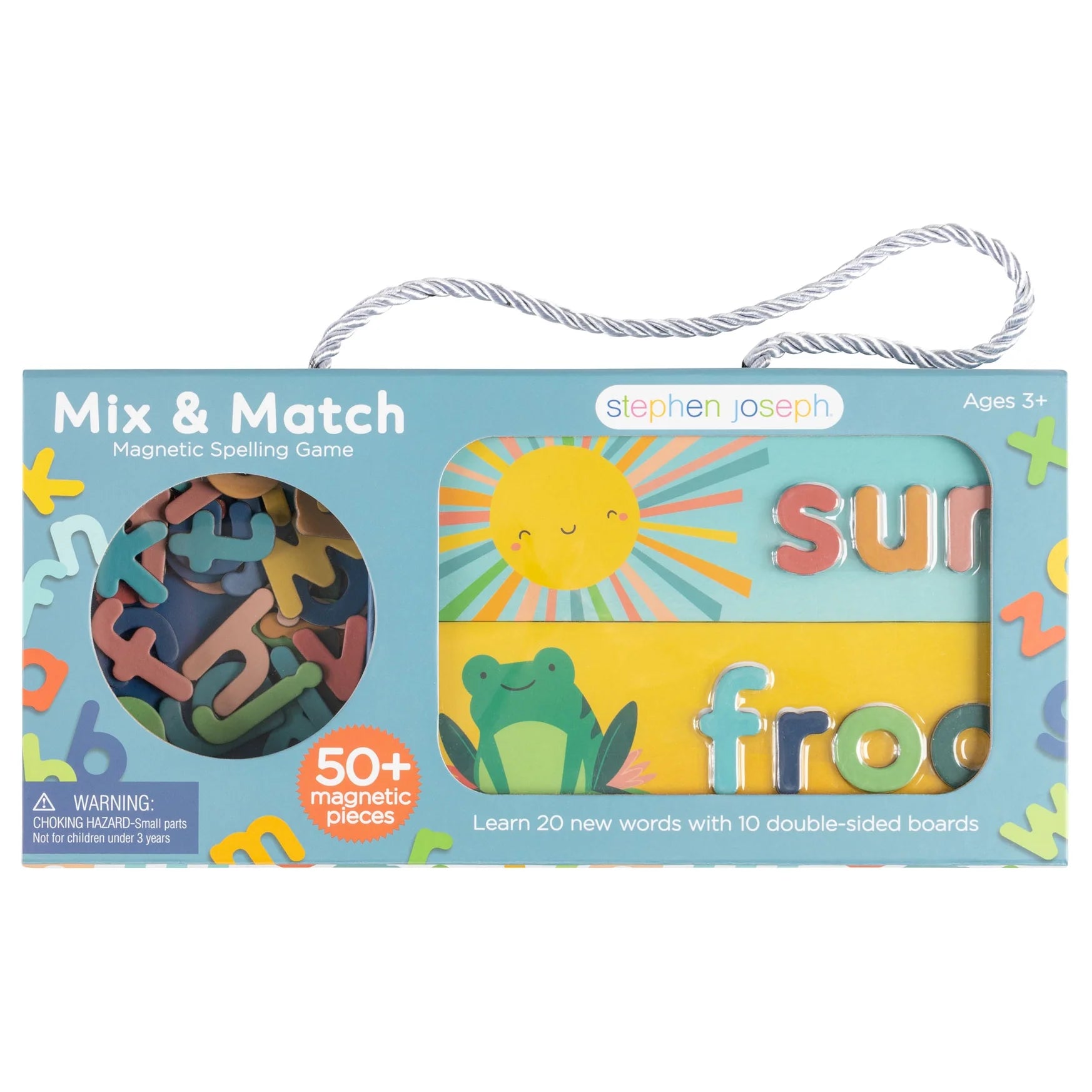 Mix & Match Magnetic Spelling Game with Big Letters